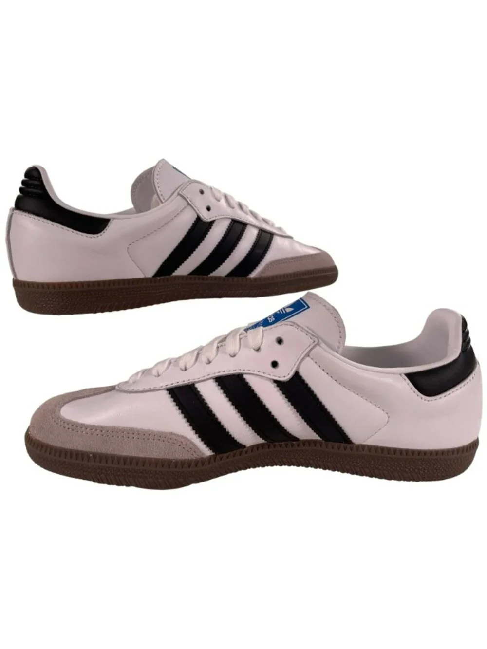 Adidas Samba OG Shoes Athletic Sports Casual Comfy White Black Men's Size 7 NEW